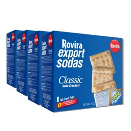 Rovira Export Sodas Fancy Crackers 8 Oz (Pack of 4)