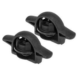 X AUTOHAUX 2pcs Truck Tie-Down Bed Cleat Cargo Bed Cover PT278-35112 Black