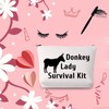 Donkey Lady Survival Kit Makeup Bag Donkey Lover Gift Cute