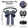 LHXzizizi Bow Tie for Women Girls Rhinestone Bow Ties, Adjustable