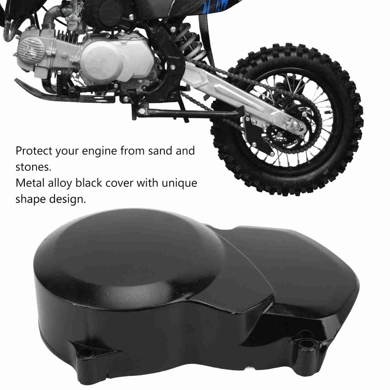 Motorcycle Sprocket Chain Cover Engine Left Side Stator Guard Protector