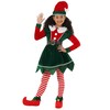 Morph Mistletoe Elf Dress Green Girls XL