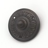 Ventano Antique Doorbell Bell Plate with 1 Bell Push Brass