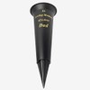 Set of 2 Black In Loving Memory DAD Spiked Memorial