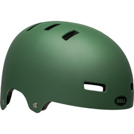 BELL Local Adult BMX Bike Helmet - Matte Dark Green (2024), Small