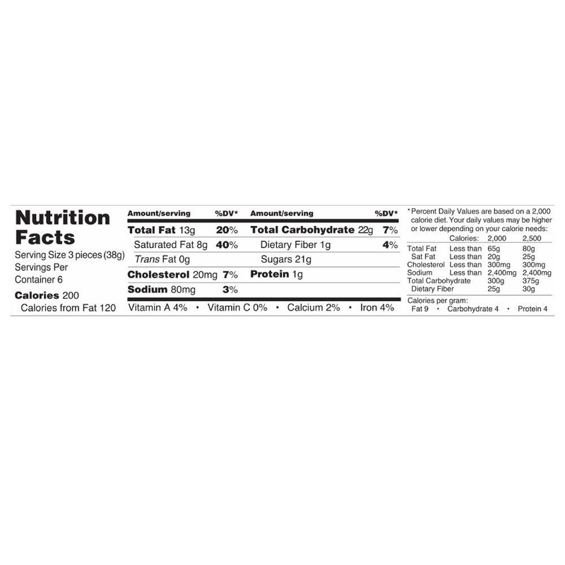 Trader Joe's Toffee Chips 8 Oz (Pack of 4)