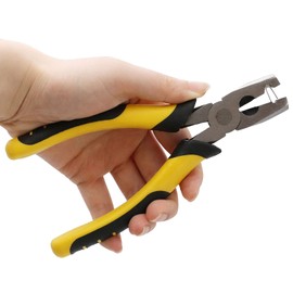 Wire Cage Buckle Pliers with 600 Wire Cage Clips Wire Cage Fasten Clips Buckle Pliers Pet Cage Building installation Clips Tools