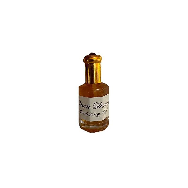 Open Doors Anointing Oil 1/3 oz Bottle with Gold top