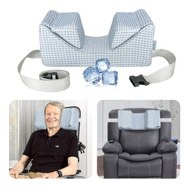 AOSSA Wheelchair Pillow Headrest for Recliner High Back Wheelchair Neck Support Positioner Head Positioning Cushion Medical Neck Stabilizer Foam Wedge for Adults Single Sofa Geri Chair Wheelchair