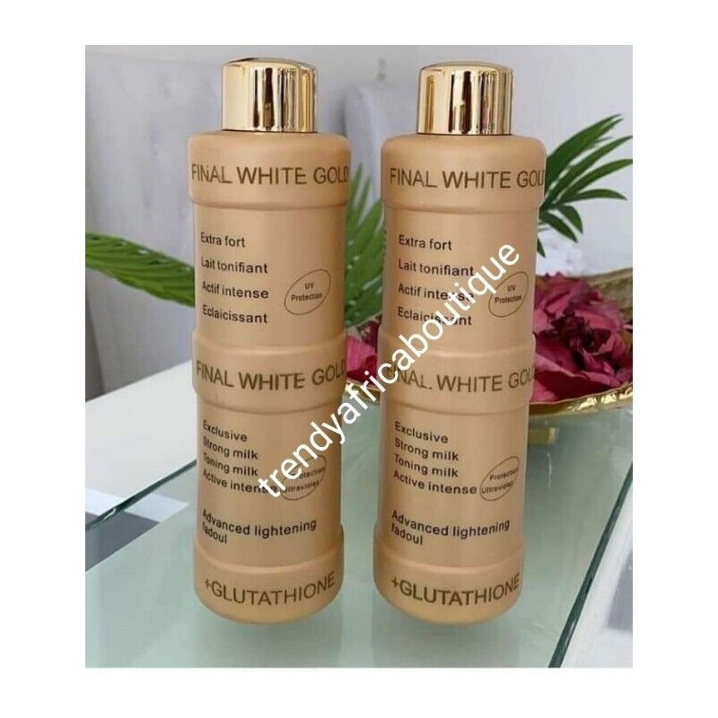 FINAL LOTION 2 bottle sale: Original Final white gold body