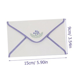 jojofuny 1 Set Vintage Floral Envelope Set Writing Decorative Envelopes for Invitations Thank You Notes and Holiday Cards Material for Use