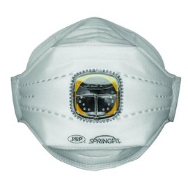 JSP Springfit 425mL FFP2 Disposable Dustmask with Typhoon Valve,medium/Large (BGA172-202-N00)