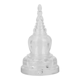 Biitfuu Sarira Stupa Buddhist Tower Stupa Crystal Buddhist Pagoda for Home Decorative Trinkets Gifts Buddhism Supplies