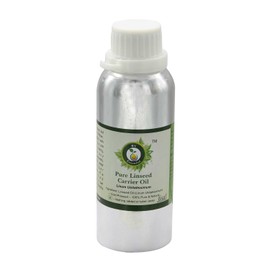 R V Essential R V Essential Pure Linseed Carrier Oil 630ml (21oz)- Linum Usitatissimum (100% Pure and Natural Cold Pressed)
