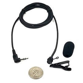Sound Professionals Premium Ultra-high sensitivity Court Reporter microphone for Steno Machine and computer microphone inputs - includes clip and windscreen - item #25-15202