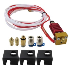 Assembled Extruder Hotend w/PTFE Tubing kit Compatible for Creality Capricorn Bowden Ender 3, for Ender 3Pro, for Ender 3V2, 3D Printer Accessories Upgraded Version