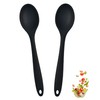 2 Pcs Small Silicone Spoons Mixing Spoons for cooking,Heat Resistant