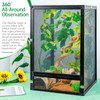 BINANO 33 Gal Detachable and Foldable Reptile Butterfly Cage Terrarium,
