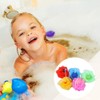 1+1 baby shower ball foaming animal infant shower towel, dolphin