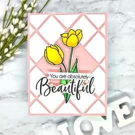 Rectangle Diamond Frame Metal Die Cuts, Diamonds Cover Plate Rectangle Cutting Dies Cut Stencils DIY Scrapbooking Cards Decorative Embossing Paper Dies for Album Card Making Scrapbooking