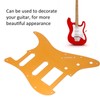 SSH Guitar Pick Guard Aluminum Alloy Orange Electric Guitar Pickguard