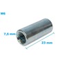 12 x Galvanised Steel Threaded Sleeves, Sturdy Thread Insert, Ideal