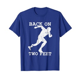 Funny Amputee TShirt - Back On Two Feet