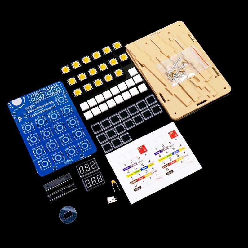 2PCS 6 Digits DIY Calculator Soldering Practice Kit