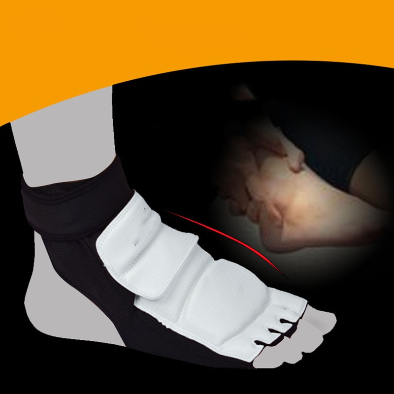 1 Pair Taekwondo Foot Protector Breathable Comfortable Slip Resistant Karate