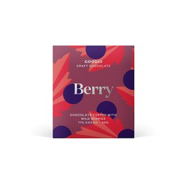 Goodio Chocolate, Bar Chocolate Berry Nordic, 1.7 Ounce