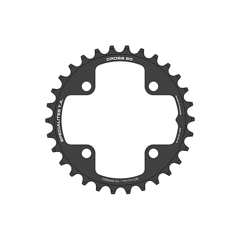 specialites Ta Cross 30 mm Diameter 80 Inner BCD Black