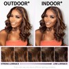 Tinashe Human Hair Wig Glueless Face-Framing Curtain Bangs Loose Body