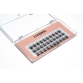London Lash Co Wispy – Soft and Textured Volume Eyelash Extensions | Lightweight D Curl Lash Trays for Professional Lash Artists | Black, Mixed Lengths