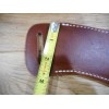 Cross Draw Buffalo leather knife sheath Golden Brown. fits a