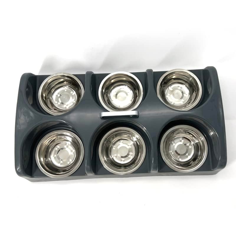 Puppy Feeding System 6 Litter Multiple Dog Bowl Feeder Puppy