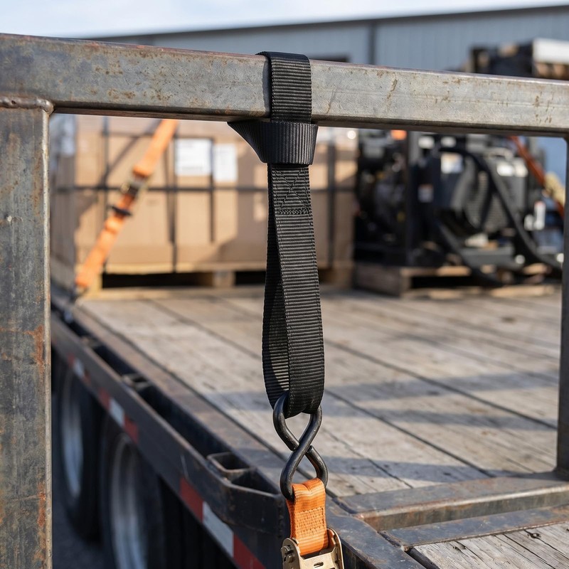 Soft Loop Tie Down Straps, Polyester, 6 Pack Loops for
