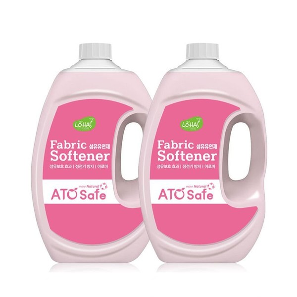 Atosafe softener pink rose scent 2.5L x 2, single option