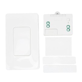 Wireless Light Switch 1 Gang Auto Power Generating AC 110‑230V Remote Smart Wall Light Receiver Kit