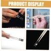 Baluue 5pcs Stainless Steel Tweezers for Stamp Collecting Handling and