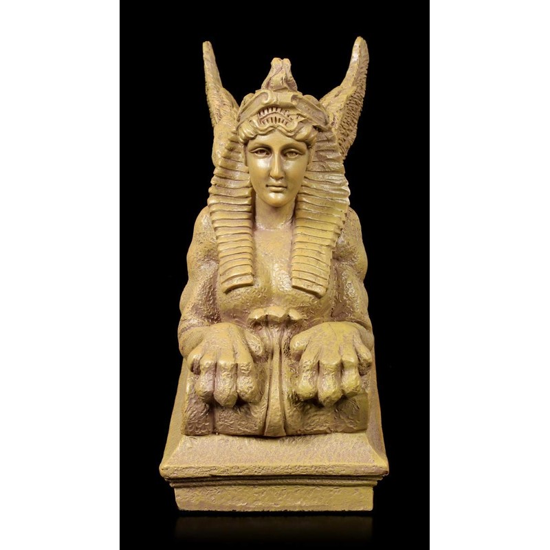 Winged Sphinx Figurine - Ptolemaic | Decorative Figurine, Hand Painted