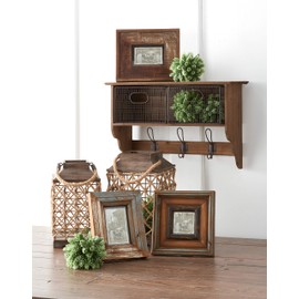 K&K Interiors 6 Inch Pineapple Grass Ball, Green