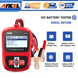 ANCEL BST200 Car Battery Tester Bad Cell Load Test Digital Analyzer Tester Tool
