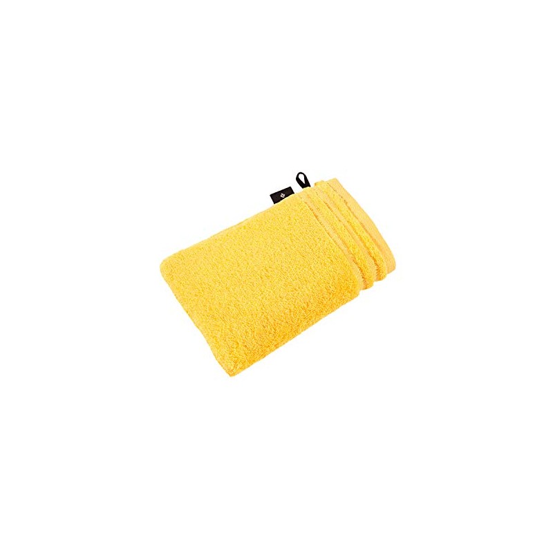 Vossen Wash mitt yellow size 16x22 cm