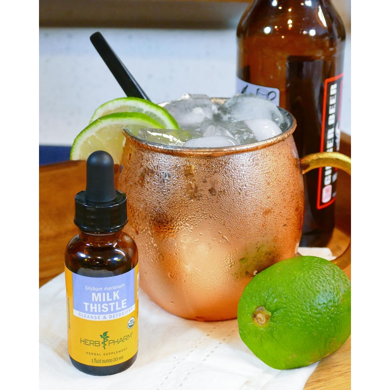 Herb Pharm Milk Thistle Seed Liquid Extract for Liver Function