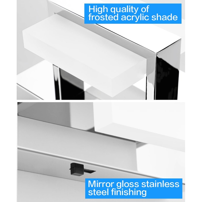 SOLFART 5 Color Temperature Adjustable LED Modern Vanity Light, 5