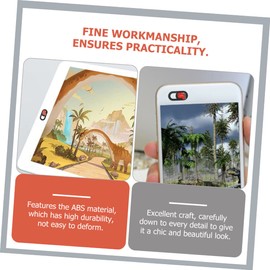 KONTONTY 6pcs Webcam Slider Cover Adorable Dinosaur Design for Privacy Ultra-Thin Webcam Camera Cover for Laptops Tablets Mobile Devices Open Close