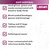 Ratiolab Biohazard Waste Disposal Bags Red, Heavy-Duty, Leak Proof for