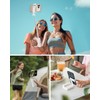 Viozon Foldable Phone Selfie Stick,360° Rotatable Phone Holder with Aluminum