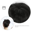 PACKOVE Synthetic Hair Bun Ring Set 2-Piece Chignon Wig Adjustable