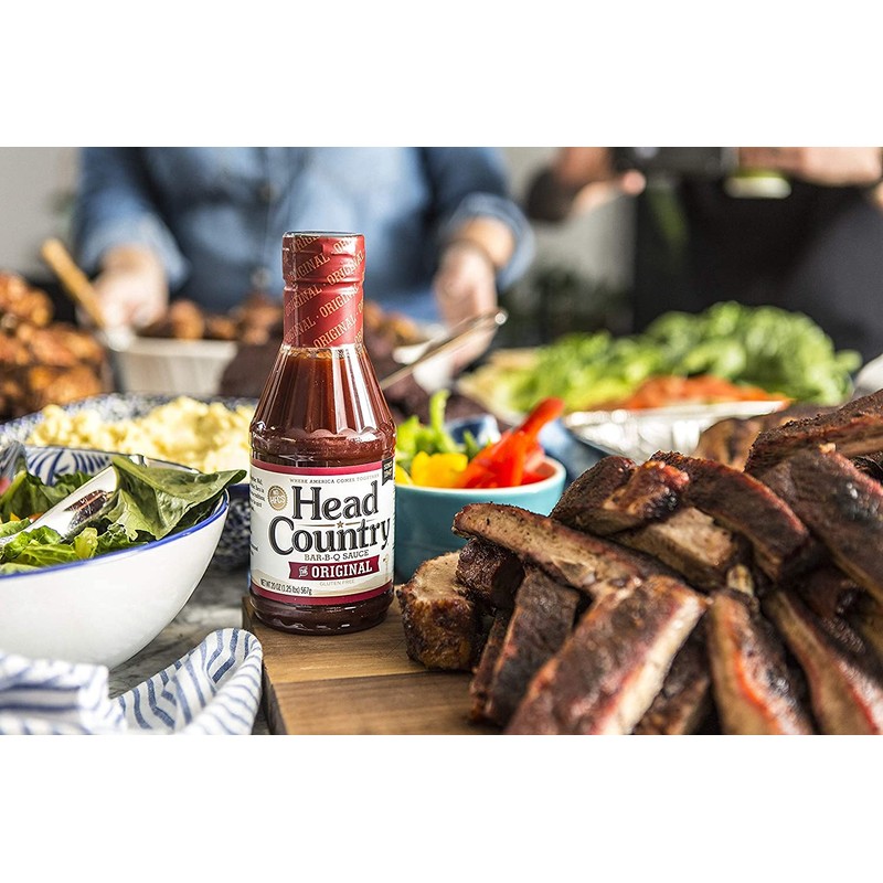 Head Country Bar-B-Q Sauce, Original Soy Free, Gluten Free Barbecue